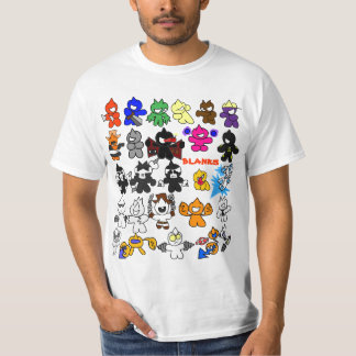 Camiseta lista do charater