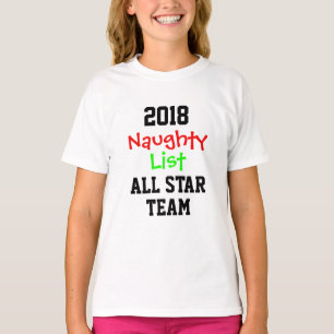 Camiseta LISTA INCRÍVEL DAS Crianças Toda Novidade da Equip
