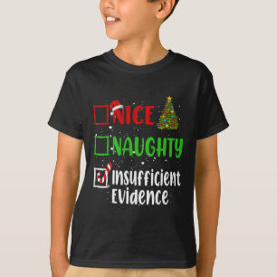 Camiseta Lista Legal de Travessos Lista de Natal Divertida
