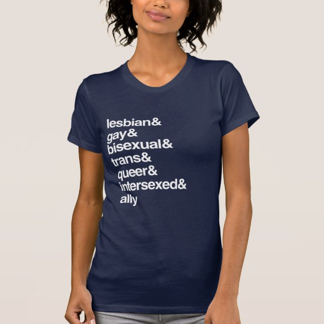 CAMISETA LISTA LGBTQI (Frente)