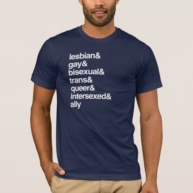 CAMISETA LISTA LGBTQI (Frente)
