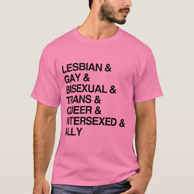 CAMISETA LISTA LGBTQI (Frente)