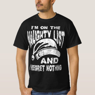Camiseta Lista Maldita E Eu Não Lamento Nada