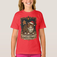 "Lista Travessa" Gato Humor de Natal.