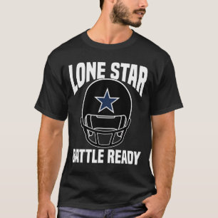 CAMISETA LISTO PARA A BATALHA DO LONE STAR - FUTEBOL DE DAL