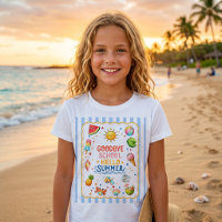 Camiseta Listrada Festa de Fim de Ano Escolar
