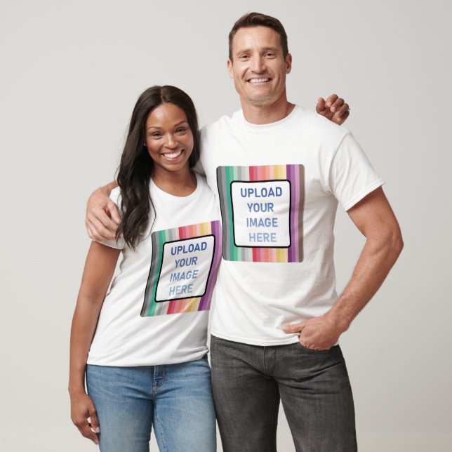 Camiseta Listras Coloridas (Unissex)