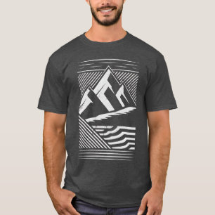 Camiseta Listras de Montanha ao Ar Livre
