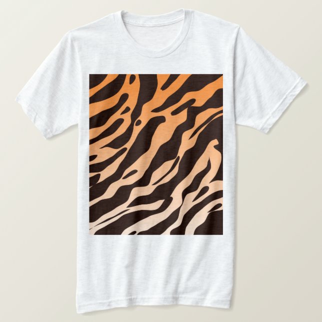 Camiseta Listras de Tigre (Frente do Design)