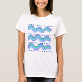Camiseta Listras de Verão Céu e Surf