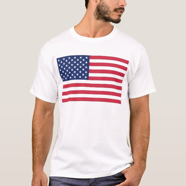 Camiseta Listras e Estrelas dos Estados Unidos (Frente)