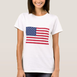 Camiseta Listras e Estrelas dos Estados Unidos
