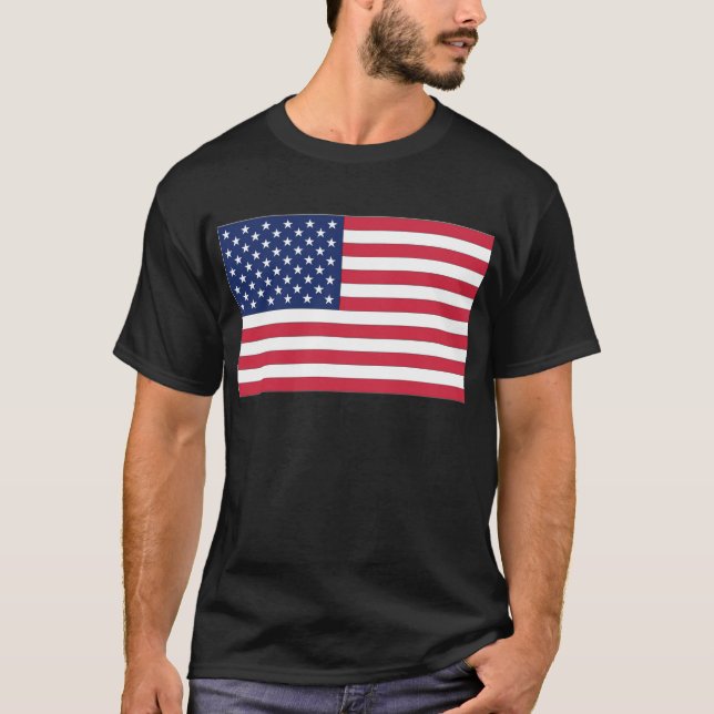 Camiseta Listras e Estrelas dos Estados Unidos (Frente)