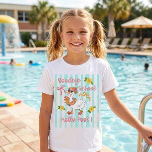 Camiseta Listras Festa na Piscina Olá Ganso Bobo 