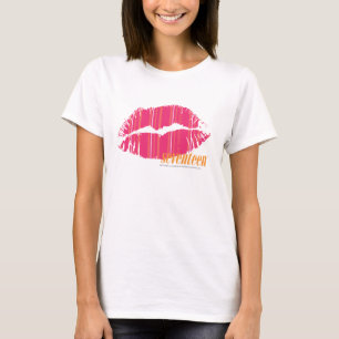 Camiseta Listras finas magentas