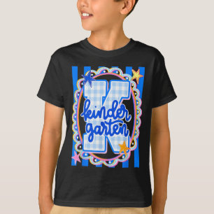 Camiseta Listras retrô professora de jardim de infância est
