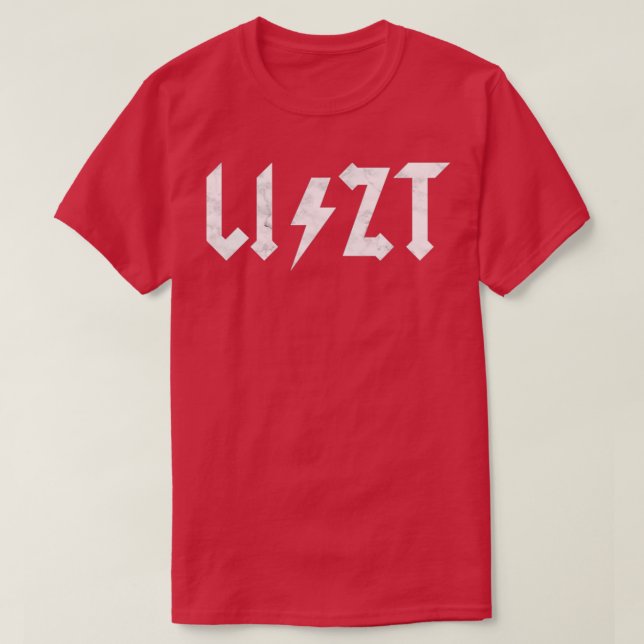 Camiseta Liszt Rocks (Frente do Design)