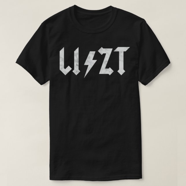 Camiseta Liszt Rocks! T-Shirt clássico (Frente do Design)