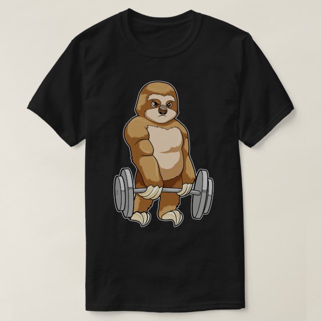 Camiseta Lita em Bodybuilding com Barbell (Frente do Design)