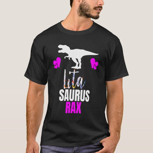 Camiseta Lita Saurus Rex Nanasaurus Grandma Dia de as mães  (Frente)