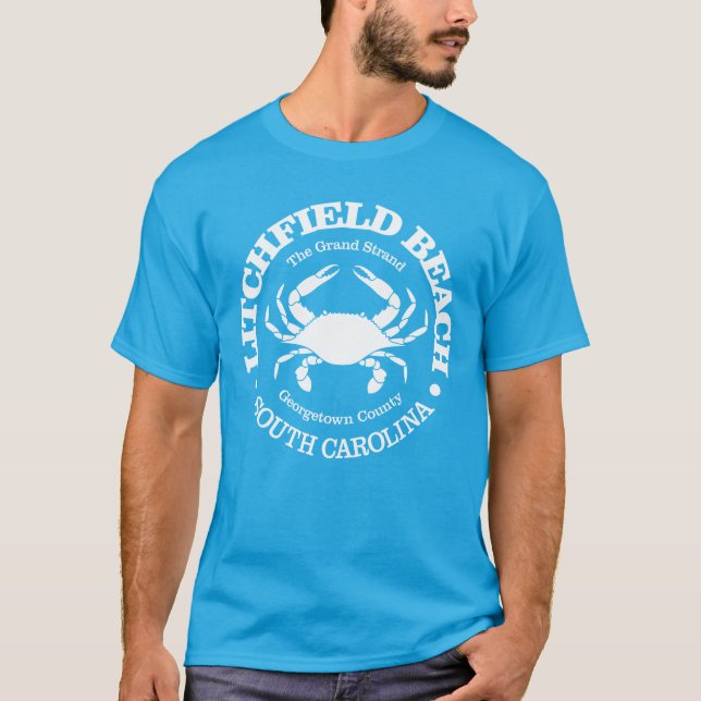 Camiseta Litchfield Beach (caranguejo) (Frente)
