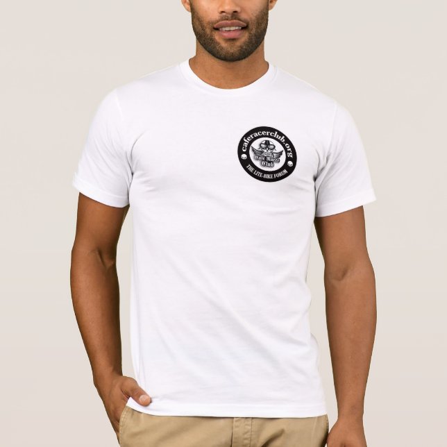 Camiseta LITE-BIKE- Cafe Racer Club (Frente)