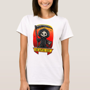 Camiseta Lite de Halloween - Ceifadora de Grim Cut