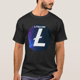 Camiseta Litecoin Cryptocurrency Space Galaxy LTC Crypto Mo
