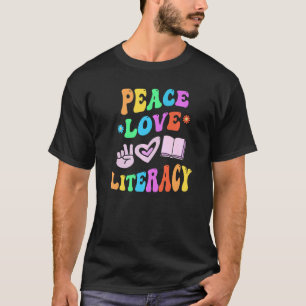 Camiseta LITERACIA DE PEACE LOVE - Leitura do professor Gro