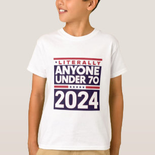 Camiseta Literalmente Qualquer Outra Pessoa 2024 Presidente