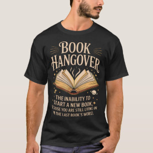 Camiseta Literatura de Ressaca de Livros Leitura de Livros