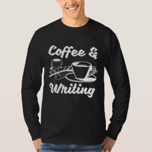 Camiseta Literatura Do Livro Do Autor - Café E Escrevendo