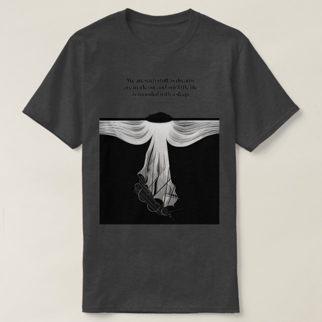 Camiseta Literatura Nas Mãos De Shakespeare (Frente do Design)