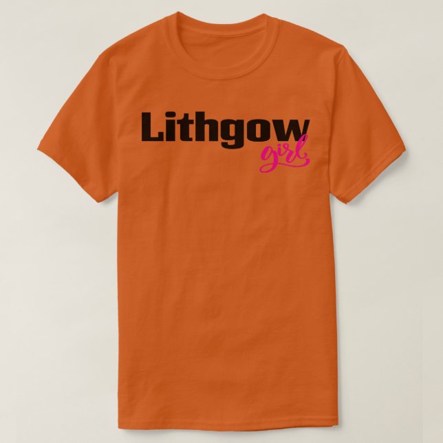 Camiseta Lithgow Girl (Frente do Design)