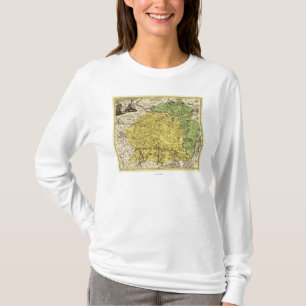 Camiseta LithuaniaPanoramic MapLithuania