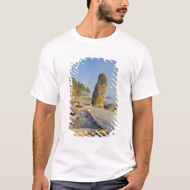 Camiseta Litoral e Penhascos, Ruby Beach, Olímpico (Frente)