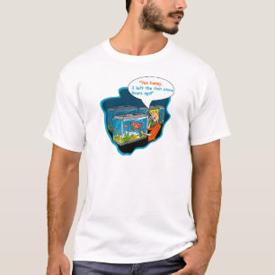 Camiseta Litro - Esquerda o horário da loja há