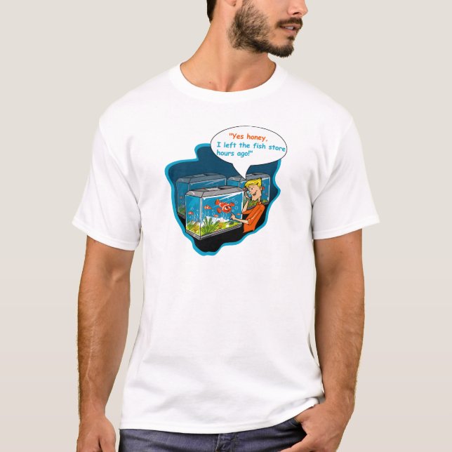 Camiseta Litro - Esquerda o horário da loja há (Frente)