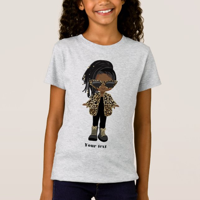 Camiseta Little African American Girl (Frente)