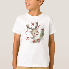 Camiseta Little Baby Deer Christmas Shirt, Cute Fawn
