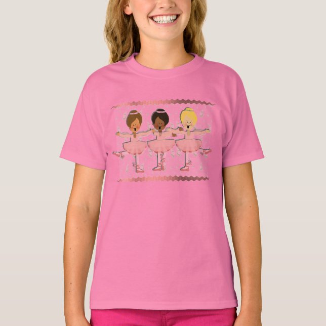 Camiseta Little Ballerina (Frente)