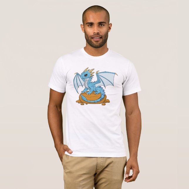 Camiseta Little Blue Dragon (Frente Completa)