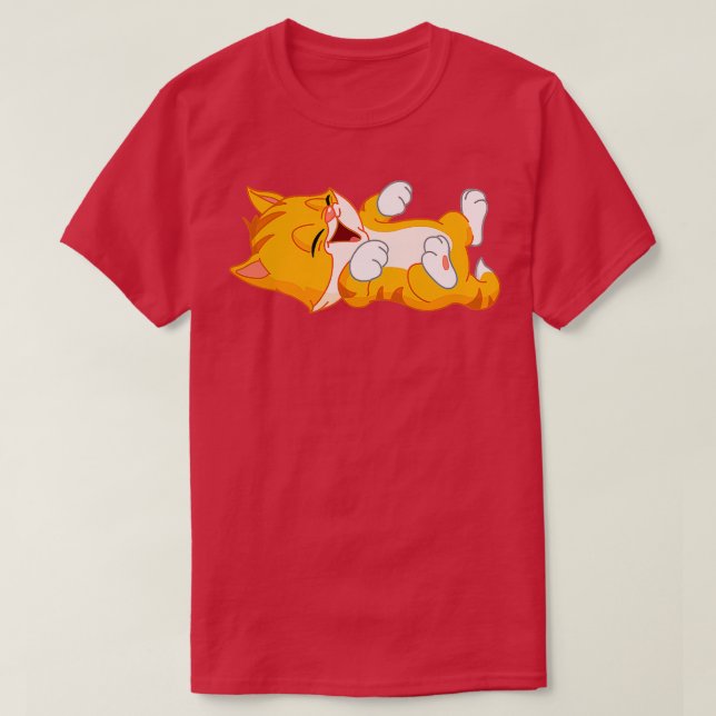 Camiseta Little Cat Looking At You With Love  (Frente do Design)