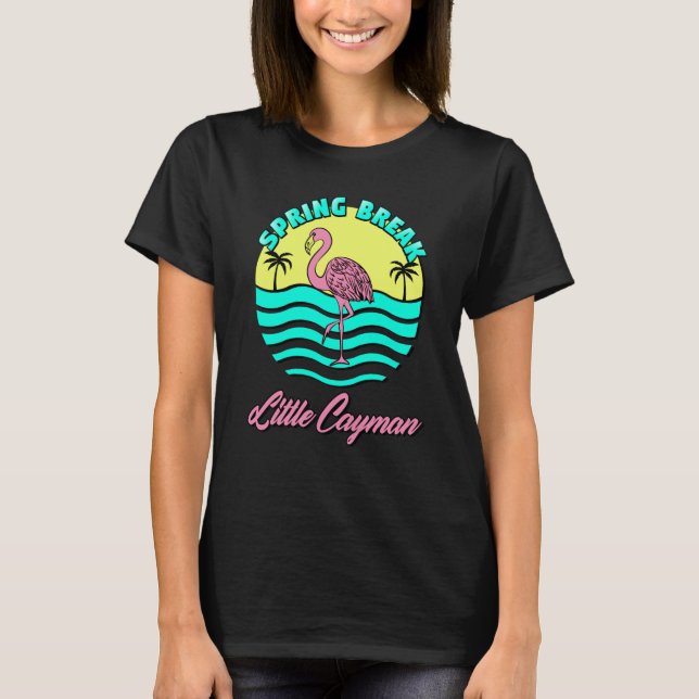 Camiseta Little Cayman Spring Break Sunset Graphic Family M (Frente)