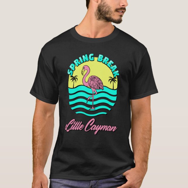Camiseta Little Cayman Spring Break Sunset Graphic Family M (Frente)
