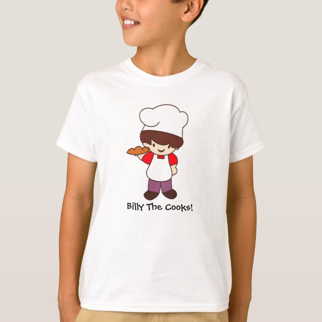 Camiseta "Little Chef" Kids' Graphic (Frente)