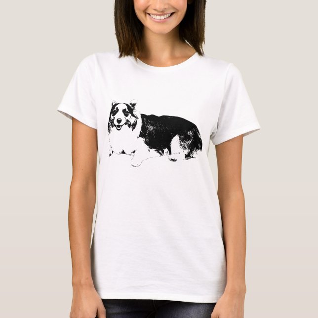 Camiseta Little Corgi Quiet Smile (Frente)