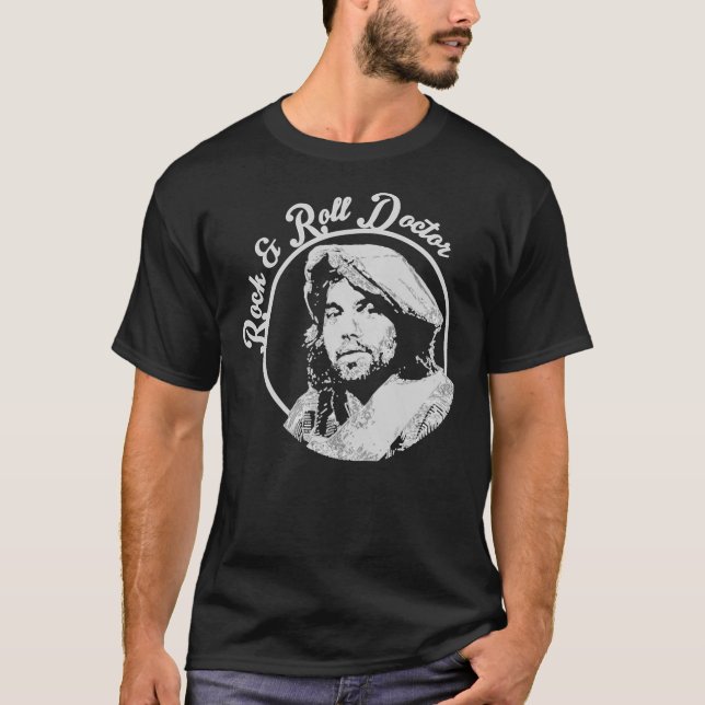 Camiseta Little Feat Rock and Roll Doctor Lowell George Old (Frente)