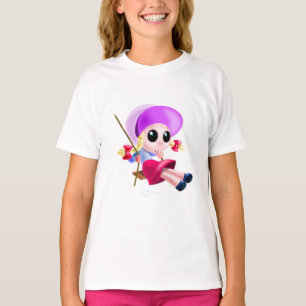 Camiseta Little Girl Swing