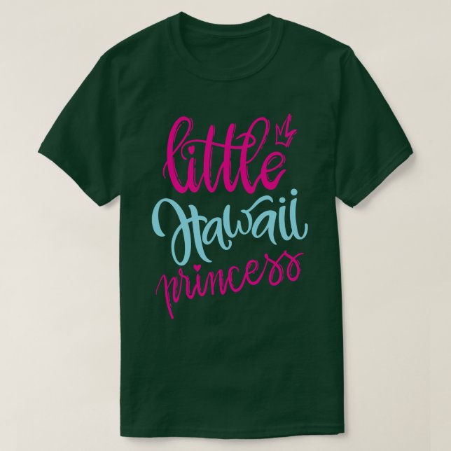 Camiseta Little Hawaii Princess (Frente do Design)